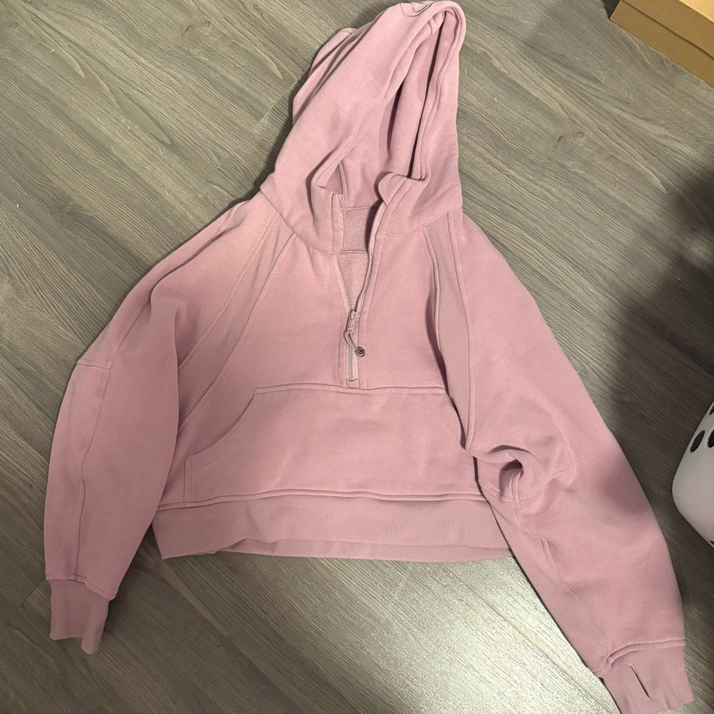 Lululemon Athletica Pink Half-Zip Hoodie